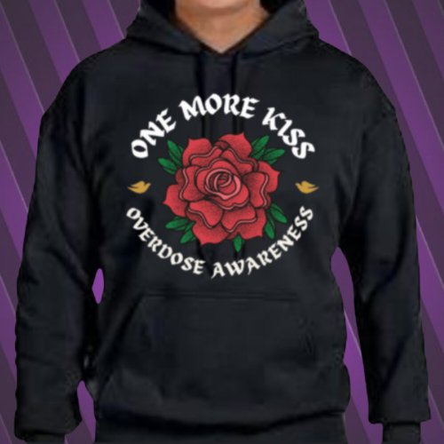 Overdose Awareness Rose Hoodie