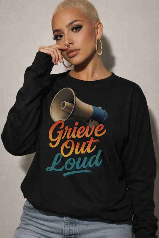 Mega Grieve Out Loud Long sleeve black tee